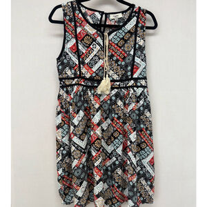 Women's Hayden Los Angeles Dress Size M Black Multi-color